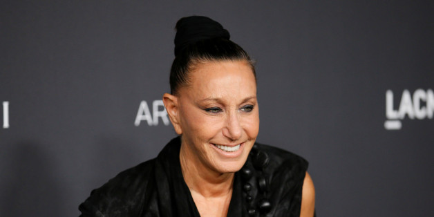 Fashion designer Donna Karan poses at the Los Angeles County Museum of Art (LACMA) Art+Film Gala in Los Angeles, October 29, 2016. REUTERS/Danny Moloshok