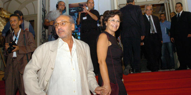 Tunisian actress Jelila Baccar and Tunisian director Fadhel Jaibi during the opening ceremony at the 21st session of the Carthage film festival (JCC) on October 25, 2008 in Tunis. AFP PHOTO / FETHI BELAID (Photo credit should read FETHI BELAID/AFP/Getty Images)