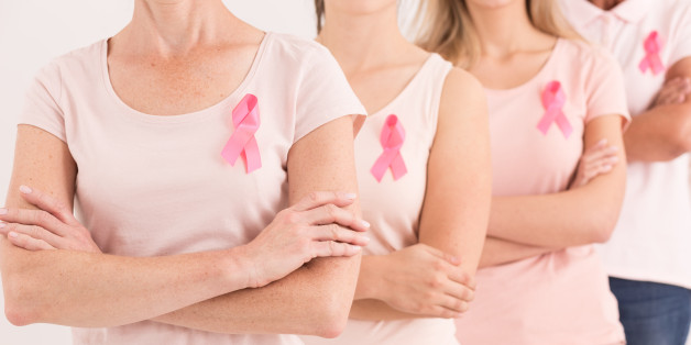 Group of women united against breast cancer