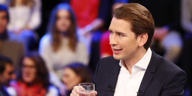 Sebastian Kurz bei einem TV-Duell vor der Wahl