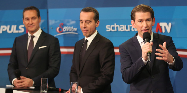 Rechts steht ihm gut: ÖVP-Chef Sebastian Kurz