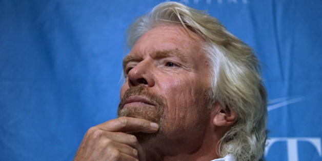 Sir Richard Branson, founder of Virgin Group, waits to speak on a panel at the annual Skybridge Alternatives Conference (SALT) in Las Vegas May 7, 2015. REUTERS/Rick Wilking