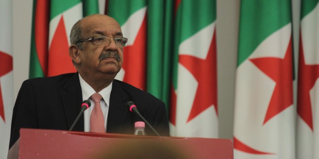 ALGIERS, ALGERIA - JULY 22: Algeria's Minister Delegate for Maghreb and African Affairs Abdelkader Messahel speaks during an international conference on the fight against extremism and de-radicalization held Wednesday on July 22, 2015 in Algiers with representatives from more than fifty countries and specialized international organizations. (Photo by Bechir Ramzy/Anadolu Agency/Getty Images)