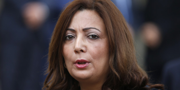 Wided Bouchamaoui, president of Tunisian Confederation of Industry, Trade and Handicrafts (UTICA) and member of the Tunisia's National Dialogue Quartet, is seen after a meeting at the Elysee Palace in Paris, France, October 16, 2015. Tunisia's National Dialogue Quartet won the Nobel Peace Prize for helping build democracy in the birthplace of the Arab Spring, an example of peaceful transition in a region otherwise struggling with violence and upheaval. REUTERS/Charles Platiau