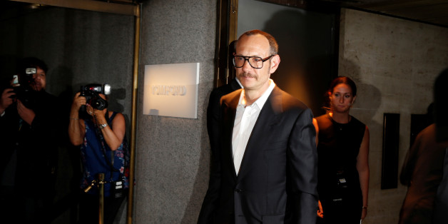 Terry Richardson arrives to attend a presentation of Tom Ford's Autumn/Winter 2016 collections during New York Fashion Week in the Manhattan borough of New York, U.S., September 7, 2016. REUTERS/Lucas Jackson