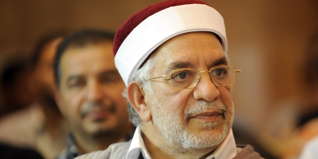 Cofounder of the Islamist movement 'Ennahada' or 'En-Nahdha', lawyer Abdelfattah Mourou gestures during a meeting on June 6, 2011 in Tunis on the occasion of the 30th anniversary of its movement. AFP PHOTO / FETHI BELAID (Photo credit should read FETHI BELAID/AFP/Getty Images)