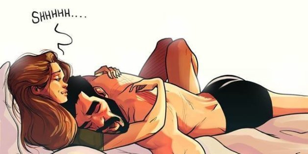 Ihre Beziehung hat Yehuda viel Inspiration geliefert für seine Comic-Illustrationen die unter dem Titel “One of Those Days" erscheinen. (Bild: Yehuda Devir)
