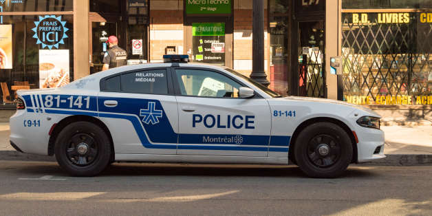 MONTREAL, QUEBEC, CANADA - 2017/06/11: Police car parked in Saint Catherine street. (Photo by Roberto Machado Noa/LightRocket via Getty Images)