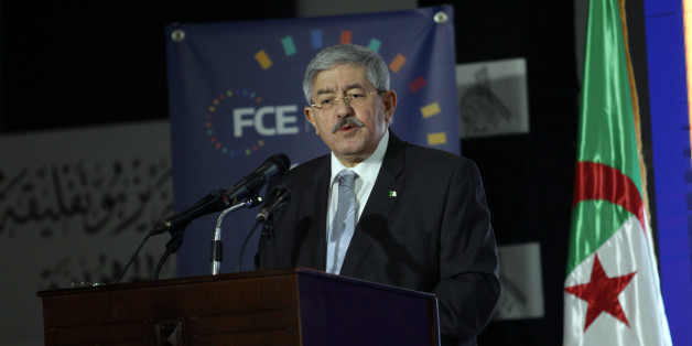 Prime Minister Ahmed Ouyahia speaks at the opening of the third edition of the University of the Forum of Business Leaders (FCE) in Algiers, Algeria on October 18, 2017. He addressed concern over falling oil prices on the global market and how the country could overcome drastic economic impact without adversely affecting the social welfare policies. (Photo by Billal Bensalem/NurPhoto via Getty Images)