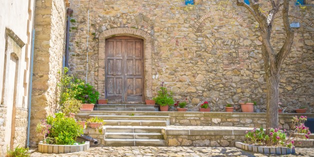 stones, the historic building church near Matera in Italy UNESCO European Capital of Culture 2019, details of old building