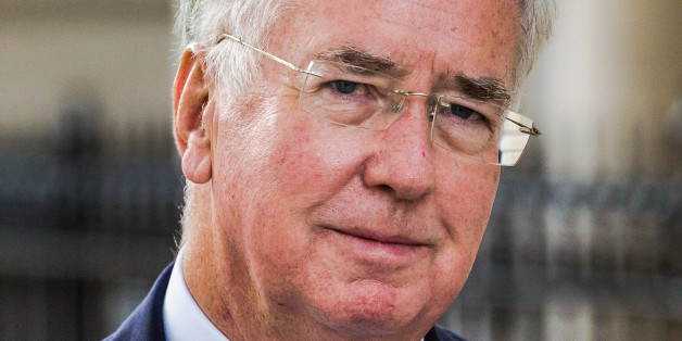 London, November 01 2017. Defence Secretary Sir Michael Fallon is seen walking on Whitehall. © Paul Davey (Photo credit should read Paul Davey / Barcroft Media via Getty Images)