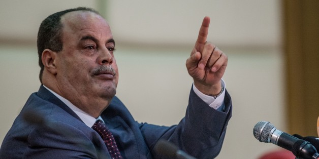 TUNIS, TUNISIA - JULY 13 : Tunisian Interior Minister Mohamed Najem Gharsalli attends a press conference in Tunis, Tunisia on July 13, 2015. (Photo by Amine Landoulsi/Anadolu Agency/Getty Images)