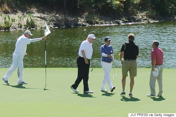 shinzo abe trump golf