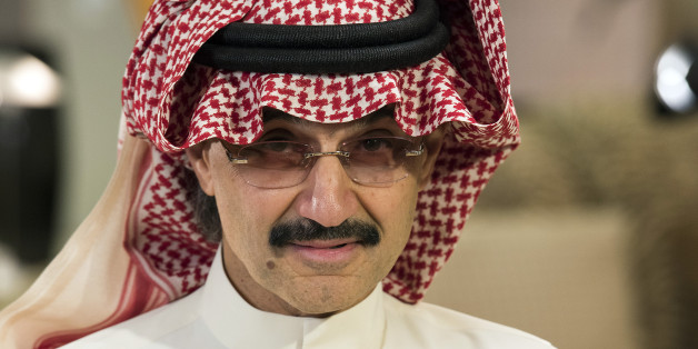 Prince Alwaleed Bin Talal, Saudi billionaire and founder of Kingdom Holding Co., looks on during a Bloomberg Television interview at the MiSK Global Forum event in Riyadh, Saudi Arabia, on Wednesday, Nov. 16, 2016. Prince Alwaleed Bin Talal said Twitter Inc.s chief executive officer, Jack Dorsey, needs more time to turn around the micro-blogging site. Photographer: Mohammad Obaidi/Bloomberg via Getty Images