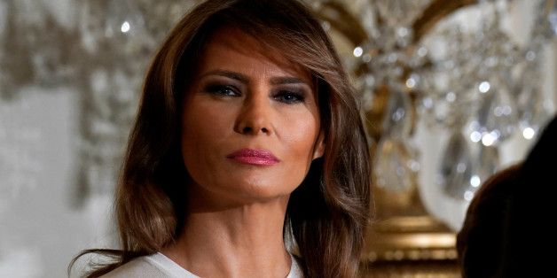 U.S. President Donald Trump and first lady Melania Trump host an event to commemorate Hispanic Heritage Month at the White House in Washington, U.S., October 6, 2017. REUTERS/Kevin Lamarque