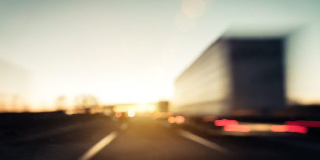 blurred image with traffic jam concept
