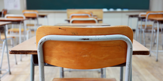 empty classroom view