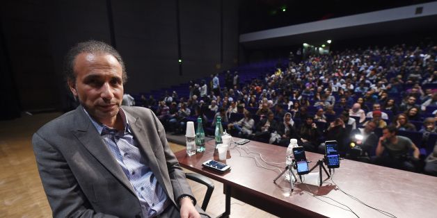 Swiss Islamologist Tariq Ramadan poses during a conference on the theme 'Live together', on March 26, 2016 in Bordeaux. / AFP / MEHDI FEDOUACH (Photo credit should read MEHDI FEDOUACH/AFP/Getty Images)