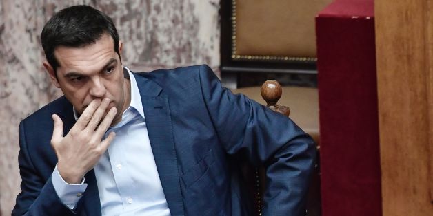 Greek prime minister Alexis Tsipras looks on during a debate on recent Cyprus talks on July 11, 2017 at the Greek parliament in Athens.
Turkish President Recep Tayyip Erdogan warned global energy companies not to strike any deal with Cyprus for gas and oil exploration in the eastern Mediterranean, after talks missed a 'big opportunity' to unite the divided island. / AFP PHOTO / LOUISA GOULIAMAKI (Photo credit should read LOUISA GOULIAMAKI/AFP/Getty Images)