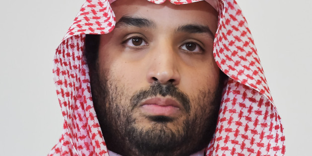 SAINT PETERSBURG, RUSSIA - JUNE 18: Deputy Crown Prince Mohammed bin Salman of Saudi Arabia at a meeting with Russian President Vladimir Putin in the Konstantin Palace during SPIEF2015 Saint Petersburg International Economic Forum on June 18, 2015 in Saint Petersburg, Russia. (Photo by Dmitry Azarov/Kommersant Photo via Getty Images)