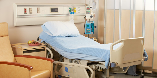 Empty Bed On Hospital Ward
