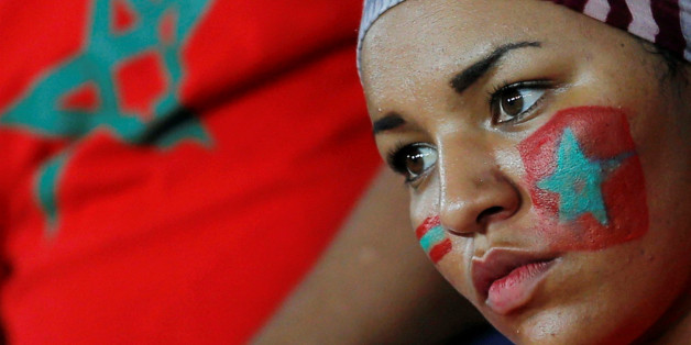 Football Soccer - African Cup of Nations - Quarter Finals - Egypt v Morocco- Stade de Port Gentil - Gabon - 29/1/17. A Morocco fan reacts after the team lost their quarter-final soccer match of the 2017 African Cup of Nations against Egypt. REUTERS/Amr Abdallah Dalsh REUTERS/Amr Abdallah Dalsh