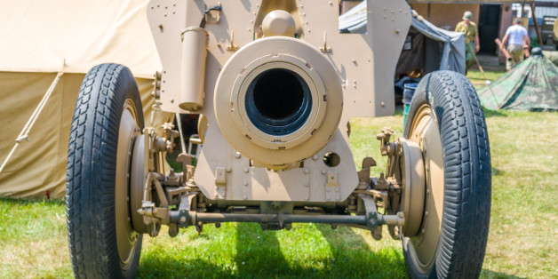 The German field gun of WWII period