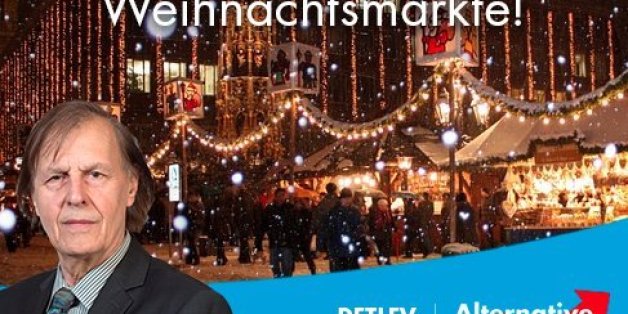 "Immer mehr Lichtermärkte": Die AfD spricht sich für ein dunkleres Weihnachten aus