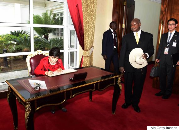 yoweri museveni korea