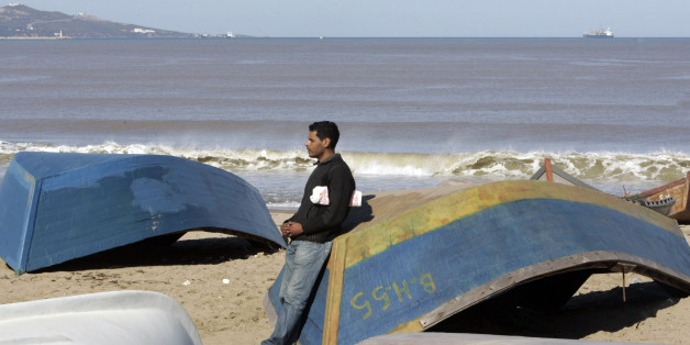 Marketing graduate Belbai Abdelghani is pictured at Sidi Salem beach, 600 km (372 mi) west of Algiers. Picture taken February 05, 2009. Up to half of Algeria's young men are tempted by illegal migration to Europe. To match feature ALGERIA-MIGRANTS REUTERS/Louafi Larbi (ALGERIA)