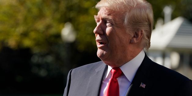US President Donald Trump is seen during an event honoring the NCAA national championship teams on November 17, 2017 in Washington, DC. / AFP PHOTO / MANDEL NGAN (Photo credit should read MANDEL NGAN/AFP/Getty Images)