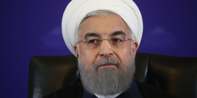 TEHRAN, IRAN - NOVEMBER,1 (RUSSIA OUT) Iran's President Hassan Rouhani speeches during a Russian-Azeri-Iranian meeting in Tehran, Iran, November,1,2017. Russian President is having a one-day visit to Iran to participate the Summit of Iran, Azerbaijan and Russia's leaders. Photo by Mikhail Svetlov/Getty Images)