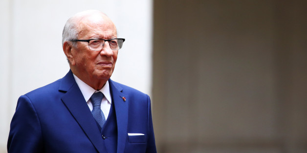 Tunisia's President Beji Caid Essebsi arrives to meet Italy's Prime Minister Paolo Gentiloni at the Chigi Palace in Rome, Italy, February 8, 2017. REUTERS/Alessandro Bianchi