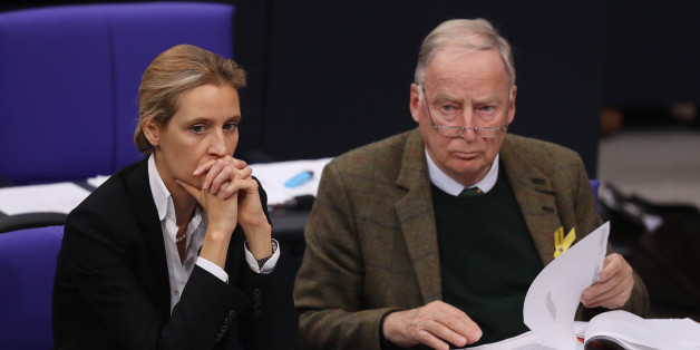 Die AfD-Politiker Alice Weidel and Alexander Gauland