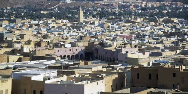 ALGERIA - MARCH 5: View of Ghardaia, M'Zab Valley (UNESCO World Heritage List, 1982), Algeria. (Photo by DeAgostini/Getty Images)