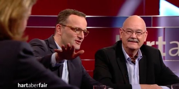 Jens Spahn findet, dass Angela Merkel viel Verantwortung übernimmt - sagt es aber erst, wenn man ihn fragt