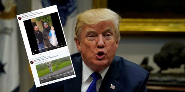 US-Präsident Trump verbreitet auf Twitter Videos einer rechtsextremen Politikerin aus Großbritannien