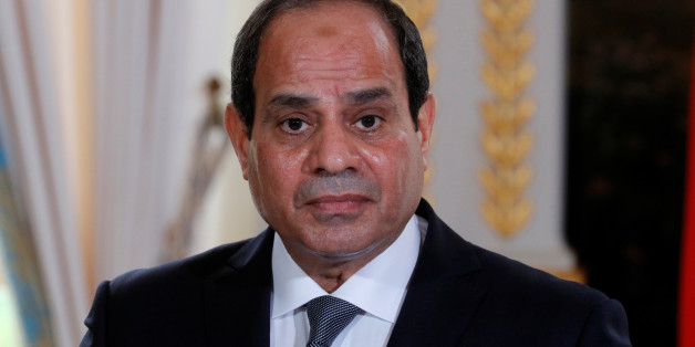Egyptian President Abdel Fattah al-Sisi attends a news conference at the Elysee Palace in Paris, France, October 24, 2017. REUTERS/Philippe Wojazer