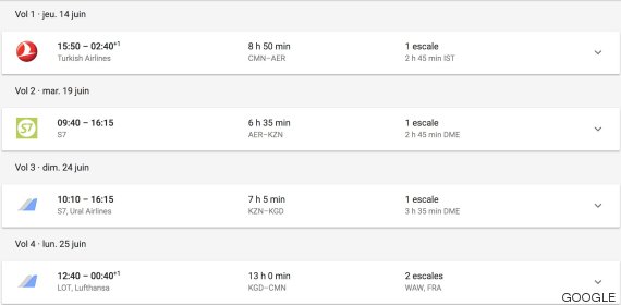 google flight