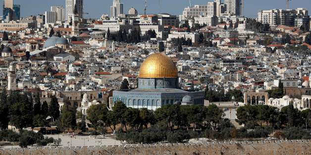 A picture shows the Dome of the Rock mosque and a general view of Jerusalem on December 1, 2017. US President Donald Trump may recognize Jerusalem as the capital of Israel. The international community says Jerusalem's status must be negotiated between Israelis and Palestinians. Israel occupied east Jerusalem in the 1967 Six-Day War and later annexed it in a move never recognised by the international community. / AFP PHOTO / THOMAS COEX (Photo credit should read THOMAS COEX/AFP/Getty Image