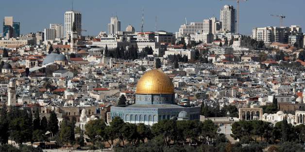 A picture shows the Dome of the Rock mosque and a general view of Jerusalem on December 1, 2017. US President Donald Trump may recognize Jerusalem as the capital of Israel. The international community says Jerusalem's status must be negotiated between Israelis and Palestinians. Israel occupied east Jerusalem in the 1967 Six-Day War and later annexed it in a move never recognised by the international community. / AFP PHOTO / THOMAS COEX (Photo credit should read THOMAS COEX/AFP/Getty Image