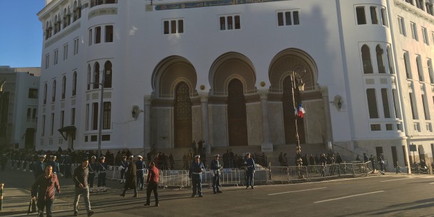 La Grande Poste, le 6 decembre 2017, avant la visite du president francais Emmanuel Macron.
