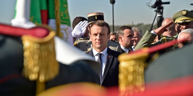 Accueil d'Emmanuel Macron à Alger, le 6 décembre 2017