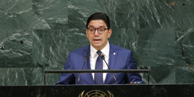 Moroccan Foreign Minister Nasser Bourita addresses the 72nd United Nations General Assembly at U.N. headquarters in New York, U.S., September 20, 2017. REUTERS/Eduardo Munoz