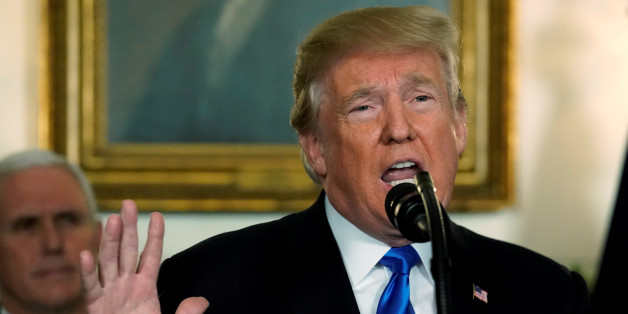 U.S. President Donald Trump delivers remarks recognizing Jerusalem as the capital of Israel at the White House in Washington, U.S. December 6, 2017. REUTERS/Jonathan Ernst