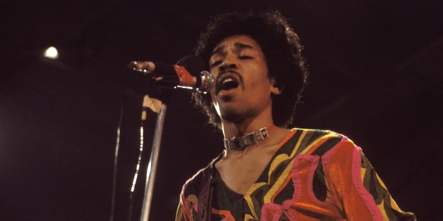 UNITED KINGDOM - AUGUST 30: ISLE OF WIGHT FESTIVAL Photo of Jimi HENDRIX, performing live onstage (Photo by David Redfern/Redferns)