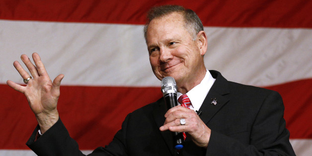 Republican candidate for U.S. Senate Judge Roy Moore speaks during a campaign event in Fairhope, Alabama, U.S., December 5, 2017. REUTERS/Jonathan Bachman