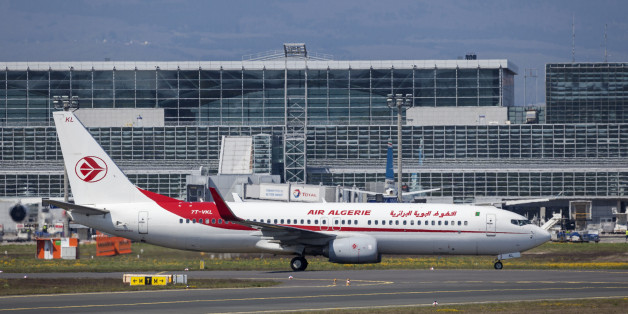 Frankfurt, Germany - March 30, 2017: Air Algerie Boeing 737-8D6 at the Frankfurt international airport