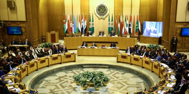 CAIRO, EGYPT - DECEMBER 9: General view of Arab League foreign ministers emergency meeting in the Egyptian capital Cairo on December 9, 2017. The meeting is held to discuss repercussions of the U.S. decision to officially recognize Jerusalem as Israels capital. (Photo by Stringer/Anadolu Agency/Getty Images)
