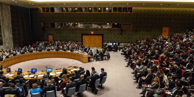 NEW YORK, NY - DECEMBER 08: The United Nations Security Council is seen during a meeting on the situation in Palestine at the United Nations headquarters on December 8, 2017 in New York City. Deadly clashes broke out in Jerusalem and the West Bank after US President Donald Trump's decision to recognize Jerusalem as the capital of Israel. (Photo by Stephanie Keith/Getty Images)